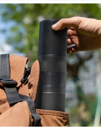 MAVO Aurora Portable Electric Coffee Grinder - Handle and Case Included