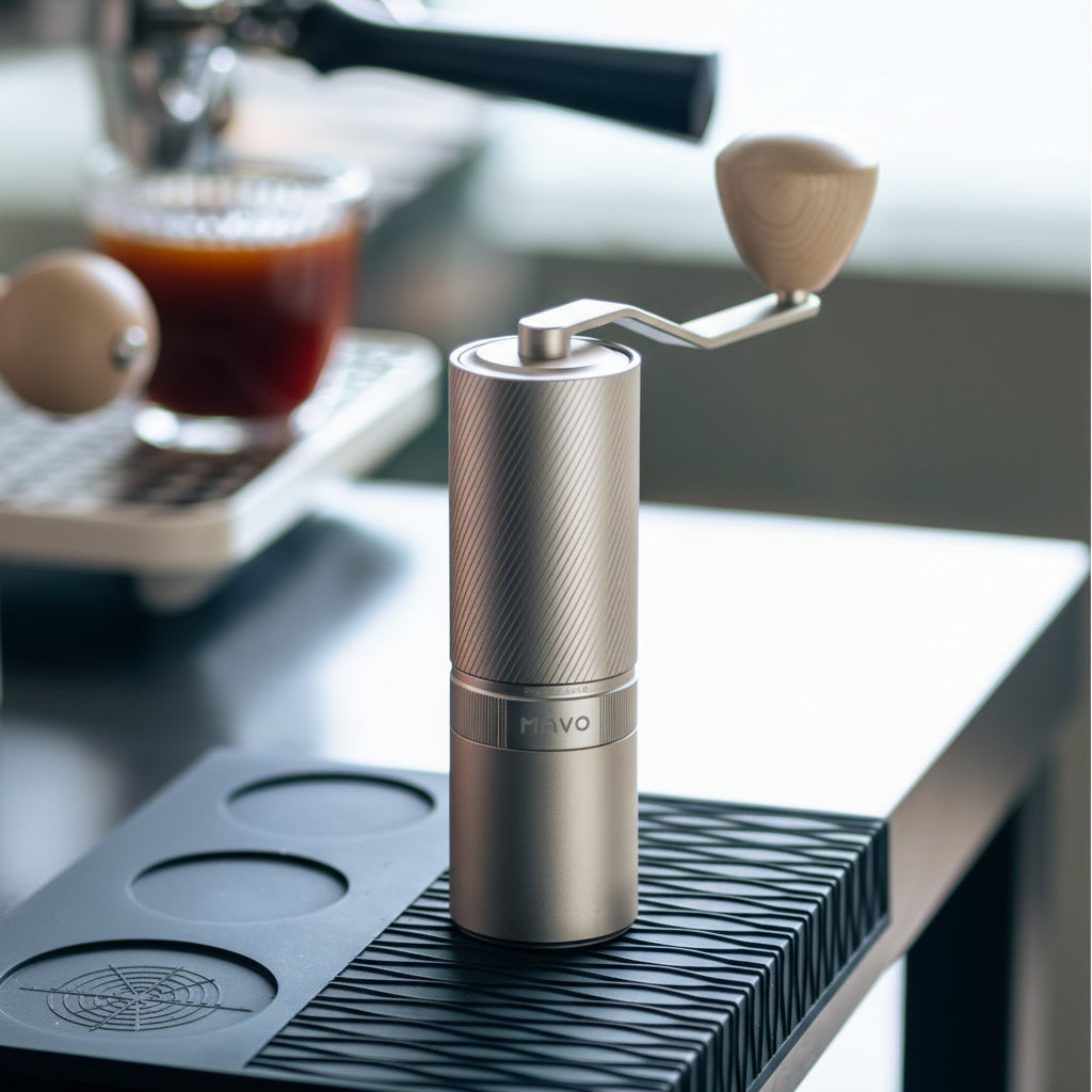 MAVO Shadow Wand Coffee Grinder | Starlight Sliver