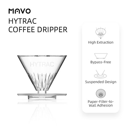 MAVO Pour Over HYTRAC Coffee Dripper | Black