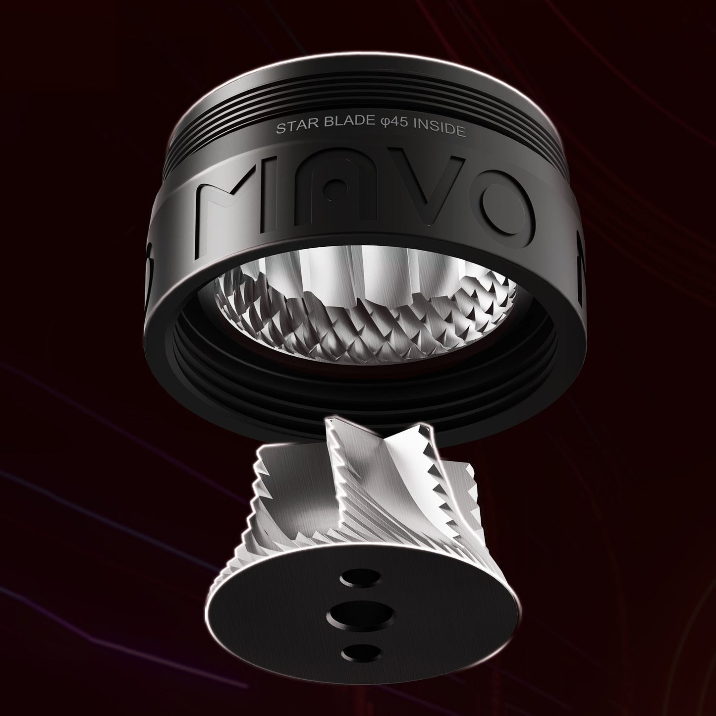 MAVO Phantox Pro Coffee Grinder | Obsidian Black