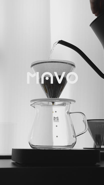 MAVO Pour Over HYTRAC Coffee Dripper | Clear